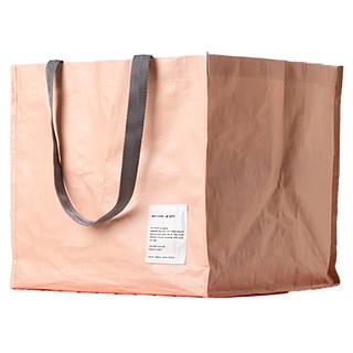 Damda 環保購物袋 - 粉色 PINK 尺寸38x33x33 公分, 1個