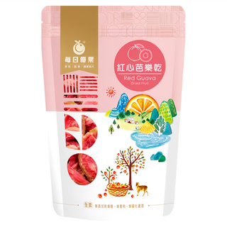 每日優果 紅心芭樂乾 185g, 富含茄紅素，精選台灣紅心芭樂, 1包
