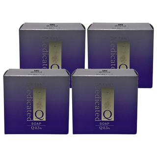 DHC Q10晶妍皂, 飽滿Q10 豐富泡沫, 洗出嬌嫩不緊繃的柔滑膚觸, 100g, 4個