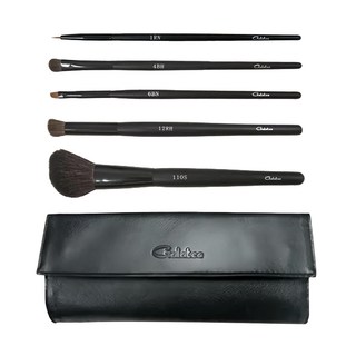 Galatea 葛拉蒂 戲妍彩妝刷具組, 馬毛羊毛刷毛柔軟舒適, 附皮套攜帶方便, 1組