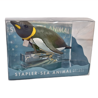 SETOCRAFT 海洋生物造型訂書機 - 樹脂不鏽鋼材質, 企鵝, 1個