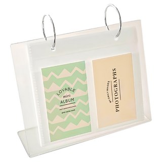 壓克力桌面相冊 4吋, 透明色, 17張, 1個