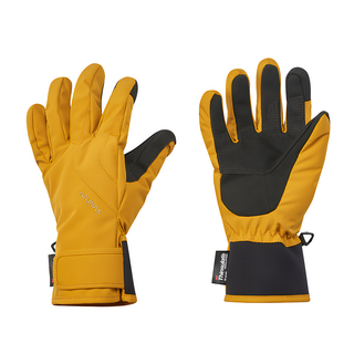 ATUNAS 歐都納 防水保暖手套 3M Thinsulate™ 40g, M, 黃棕色, 1雙
