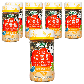 小磨坊 吃飯珍青鬆 鰹魚營養元素, 90g, 6罐