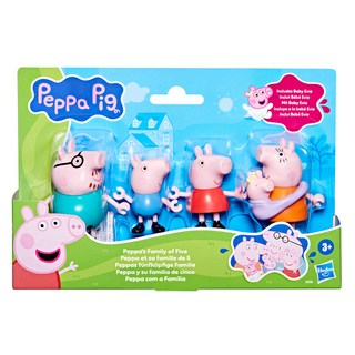 Peppa Pig 粉紅豬小妹 佩佩豬一家五口家族角色組, 1組 - 兒童玩具, 角色扮演, 家庭樂趣