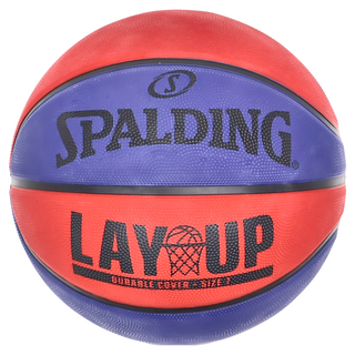 SPALDING 斯伯丁 LAY UP Wilson 籃球 560~650g 耐用封面, SPA84554, 橡膠 7號, 1顆