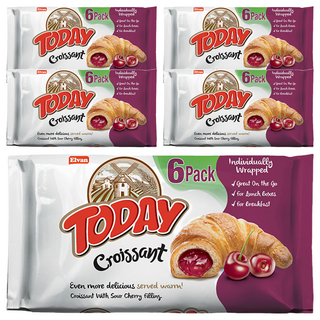 土耳其 TODAY 可頌麵包 櫻桃味 270g 獨立包裝方便攜帶 下午茶點心首選, 5包