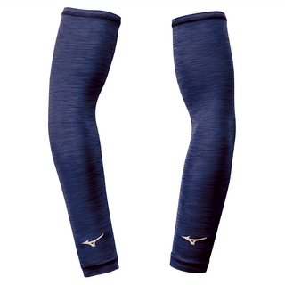 Mizuno 美津濃 袖套, 深丈青, 1雙