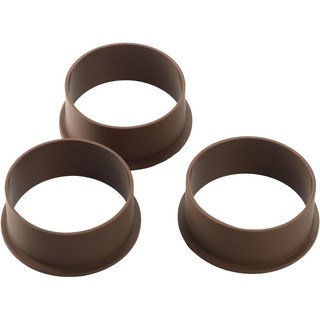 yoshikawa 吉川 咖啡廳厚鬆餅圓形模型，輕鬆製作美味厚鬆餅，享受在家烘焙的樂趣, 10 x 10 x 4cm, 1入