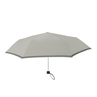 TDN RACING 大剛好超撥水無敵三折傘 127cm雙人傘面 玻璃纖維傘骨 360°環狀反光條, 岩石灰