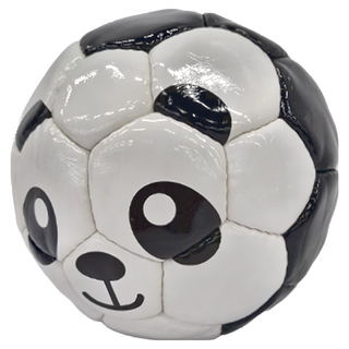 FOOTBALL ZOO 動物造型足球, 直徑15公分, 175克, 7個月以上適用年齡, PU合成皮革, 熊貓, 1個