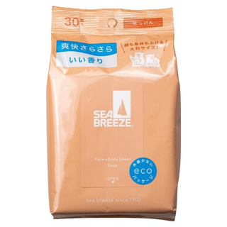 SEA BREEZE 爽身濕紙巾, 1包