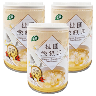 青葉 桂圓燉銀耳, 250g, 3罐