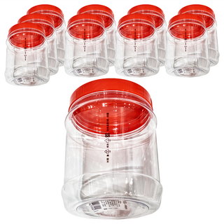 HOUSE 好室喵 梅子罐 Set PP聚丙烯 身-PET塑膠, 800ml, 10個