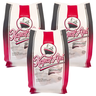 Kapalapi 帆船 咖啡粉 精選研磨咖啡粉 產地印尼, 380g, 3包, 1件