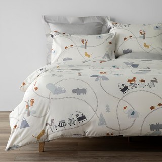 HOLA 和樂家居 防蟎抗菌200織純棉床包雙人 0.7kg