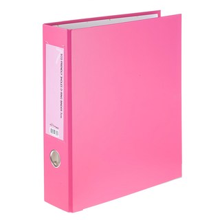 ECO Chungwoon 環保3孔D形A4活頁夾 7公分, 粉色, 1入