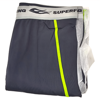 SUPERFEATURING 專業跑步 三鐵 Hicolor運動壓縮緊身褲, L, 黃線