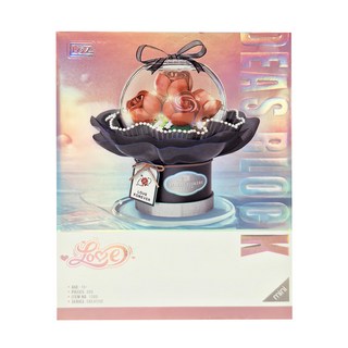 LoZ 波波球花束 復古紅玫瑰 積木玩具 3歲以上, 多色, 1盒