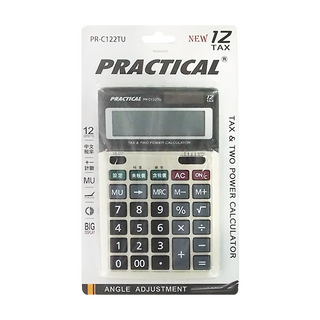 PRACTICAL 實用牌 中文稅率電子計算機，12稅率專用型, PR-C122TU, 1個