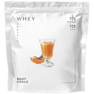 BODY GOALS 多效乳清蛋白飲 PRO大包裝 木瓜牛奶, 1kg, 1個