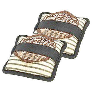 KEYTOSS 詰朵斯 Bamboo 柔色竹炭添加角型沐浴海棉, 顏色隨機, 2個, 1入