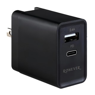 RONEVER PD 電源供應器 黑色, 1個