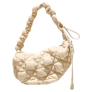 SCHÖN 雲朵包 側肩包 滌綸材質 白色