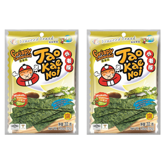 TAO KAE NOI 小老板 厚片海苔 山葵味, 32g, 2包