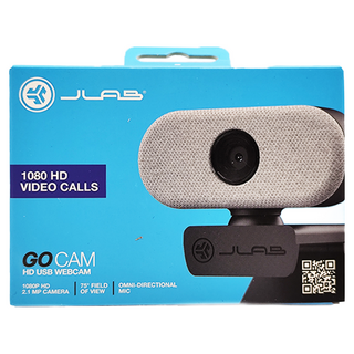 美國 JLAB GO CAM FHD 高畫質網路攝影機, WGOCAMRWHT124, 白色