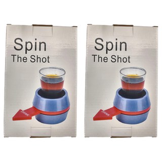輪盤轉盤套裝，含2個輪盤和1個杯子，材質ABS+玻璃, 轉盤 5.8 x 4.8 x 5.9cm + 杯子 4.7 x 5.5 x 3cm, 2個