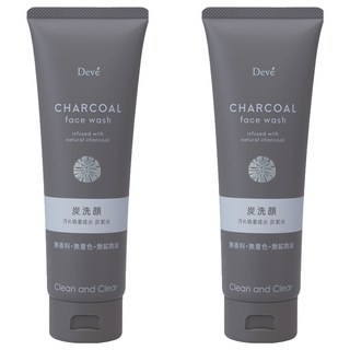 KUMANO 熊野油脂 Deve炭洗面乳, 深入清潔毛孔 170g, 2條