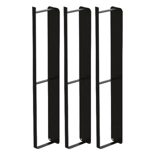 磁吸衣架收納架 BH298-1 大款, 黑色, 3個