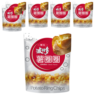 華元 波的多 薯圈圈 經典原味, 168g, 6包