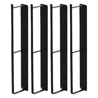 磁吸衣架收納架 BH298-1 大款, 黑色, 4個