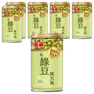 TAISUN 泰山 100%無添加綠豆湯, 330g, 6罐