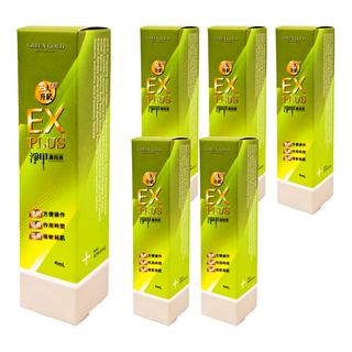 GREEN GOLD 台灣綠金 EX PLUS 淨甲護指液, 4mL, 修護指甲，健康亮麗, 6組