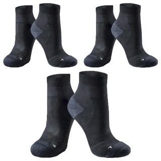 Power Max 全鎖跟貼紮型運動襪 Set 3雙 足弓U型加壓 穩定支撐 散熱排汗網