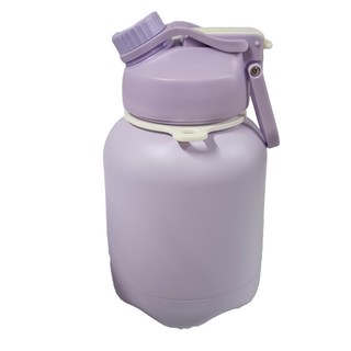 LocknLock 樂扣樂扣 316不鏽鋼大肚保温杯雙飲口, 紫色, 900ml, 1個