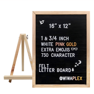 AHOYE 桌面站立無磁性留言板, 木頭