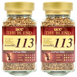 ucc THE BLEND 113精製即溶咖啡, 90g, 1罐, 2罐