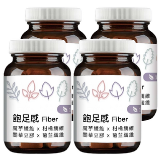 Dr.Nutri 飽足感 Fiber 魔芋纖維 x 柑橘纖維 x 關華豆膠 x 菊苣纖維, 120g, 4瓶