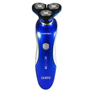 SAMPO 聲寶 水洗式3D浮動3刀頭電鬍刀, EA-Z1901WL, 深藍色