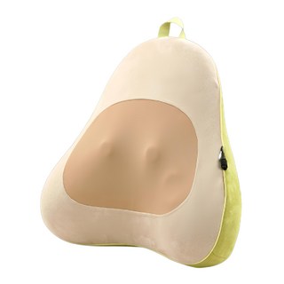 fuji舒心按摩靠墊 FE-526 多模式熱敷按摩 舒緩腰背疲勞 Type-C充電, 綠