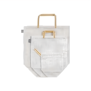 BAN INOUE 井上幡 日本製 CAYA 純棉蚊帳布蔬菜袋, 1個