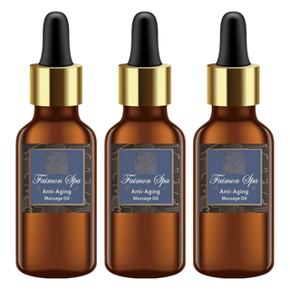 斐孟SPA 保濕純植物按摩油 深層滋潤 玫瑰天竺葵精油 SPA級放鬆, 3瓶, 100ml