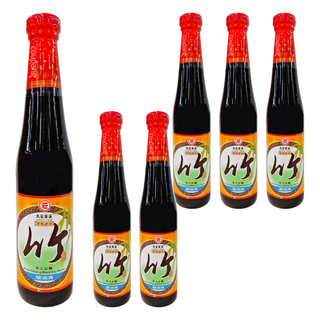 丸莊醬油 竹級黑豆蔭油清, 420ml, 6瓶
