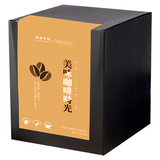 順便幸福 現磨浸泡式咖啡系列, 玉米纖維濾紙, 無塑化劑 無重金屬 環保, 8g, 12包, 1盒