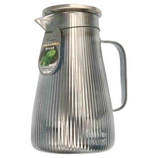 milomix 美樂美事 黑色元素 直紋冷水壺, 1.4L, 1個