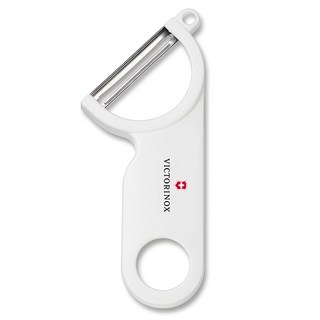 VICTORINOX 瑞士維氏 經典削皮器 76073 白色 輕巧耐用 廚房必備, 1支